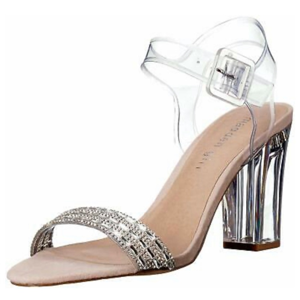 Madden Girl Trena Clear Sandals